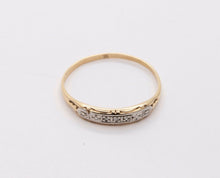 Load image into Gallery viewer, Art Deco Diamonds 14K Yellow Gold Ladies Ring