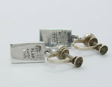 Load image into Gallery viewer, Vintage Hencho En Mexico Silver Earrings