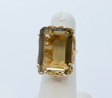 Load image into Gallery viewer, Vintage Ladies Citrine 14K Yellow Gold Ring
