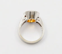 Load image into Gallery viewer, Vintage 14K Chunky Large Citrine Statement Ring