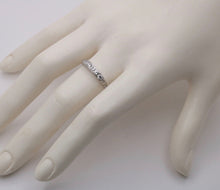 Load image into Gallery viewer, Vintage 18K Gold Diamond Half Eternity Band.