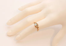 Load image into Gallery viewer, Vintage Ladies Opal Diamonds 14K Yellow Gold Ring