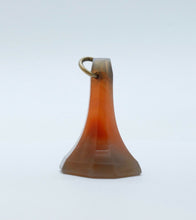 Load image into Gallery viewer, Look!! Beautiful!!! Victorian Edwardian Agate 14K Yellow Gold FOB Pendant Charm