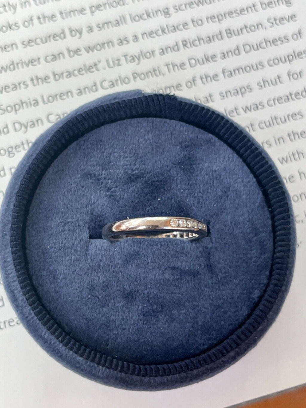 Tiffany & Co Platinum Half Eternity Diamond Band