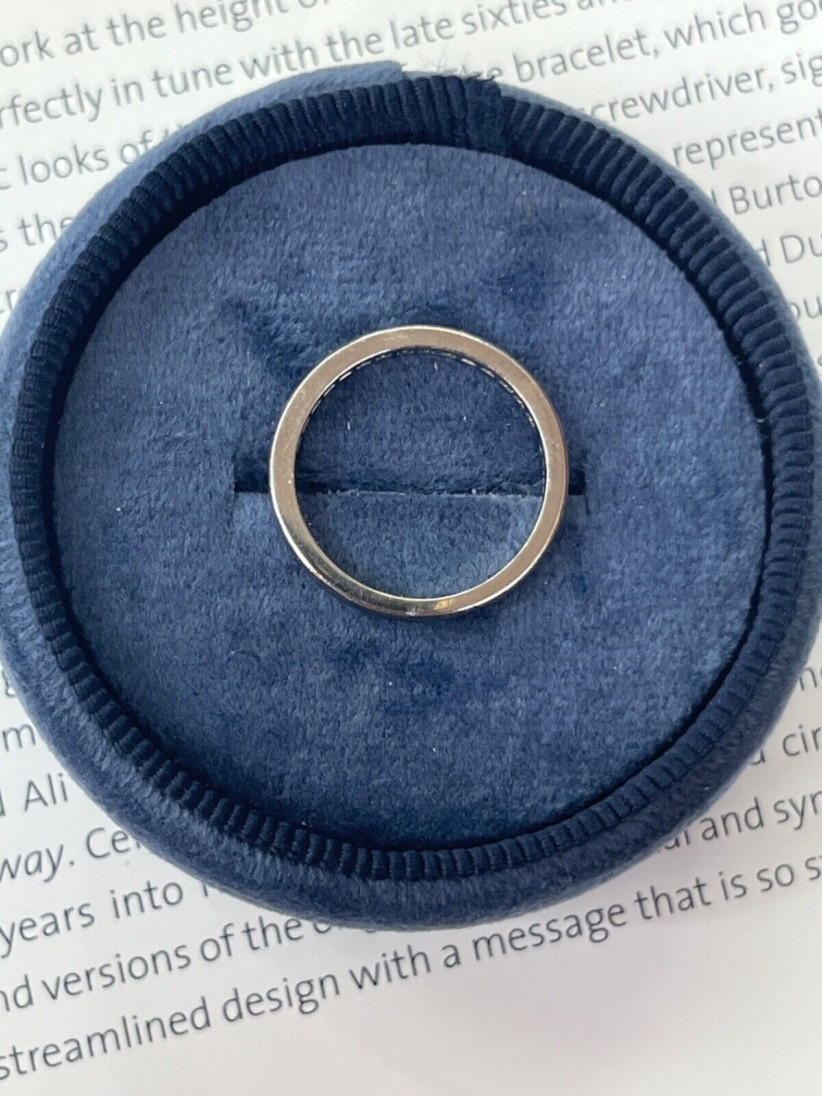 Tiffany & Co Platinum Half Eternity Diamond Band
