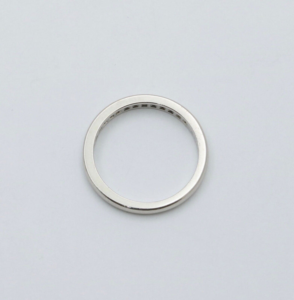 Tiffany & Co Platinum Half Eternity Diamond Band