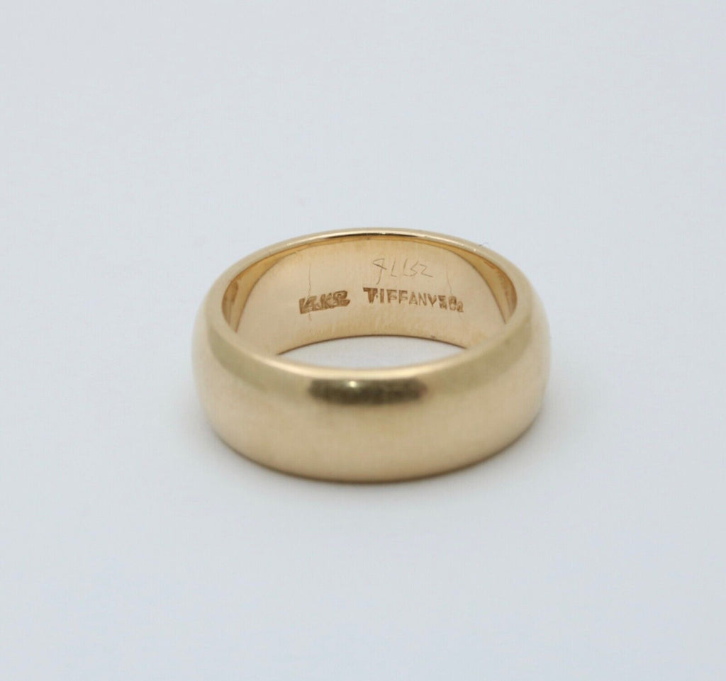 Vintage Tiffany & Co. 14K Yellow Gold Wide Band