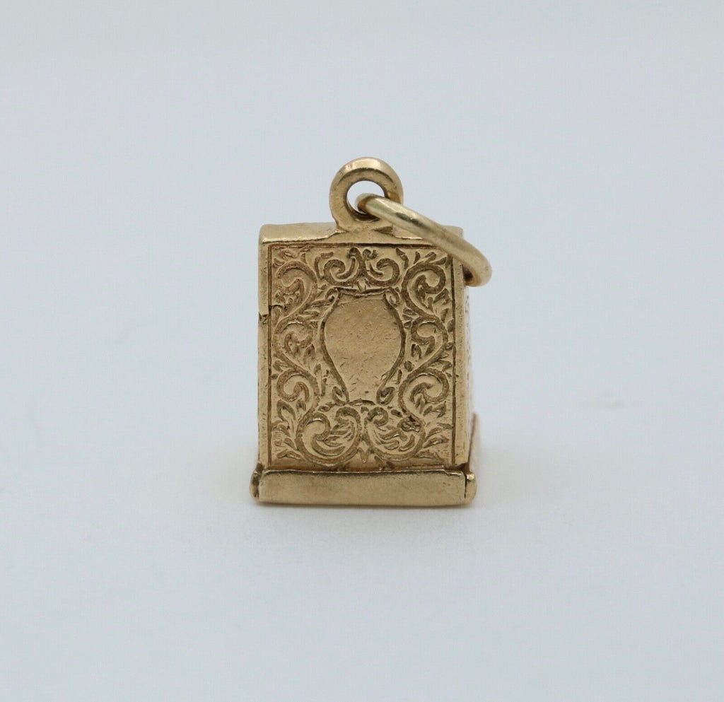 Vintage 14K Yellow Gold Casher Charm