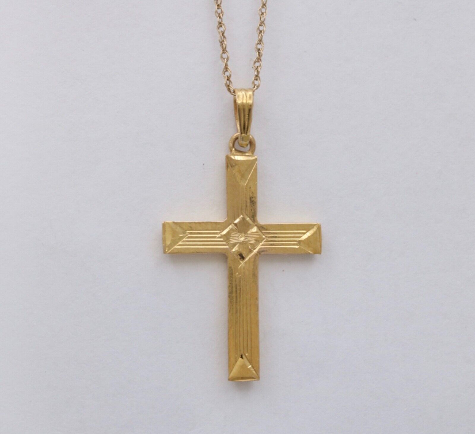 Vintage Cross 14K Yellow Gold