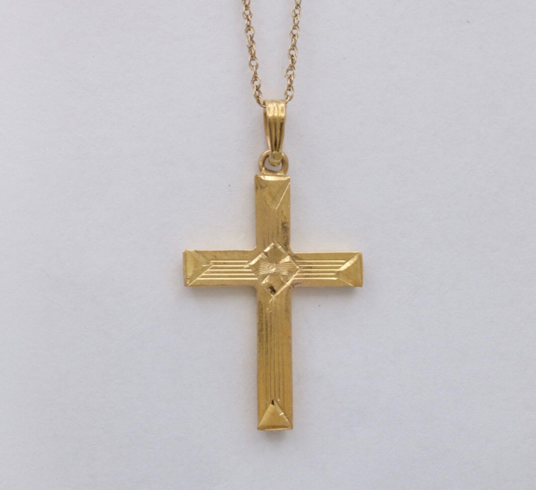 Vintage Cross 14K Yellow Gold