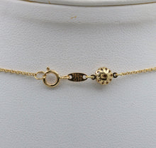 Load image into Gallery viewer, Estate 18K Yellow Gold 9 charms 33.5” Chain Long Necklace
