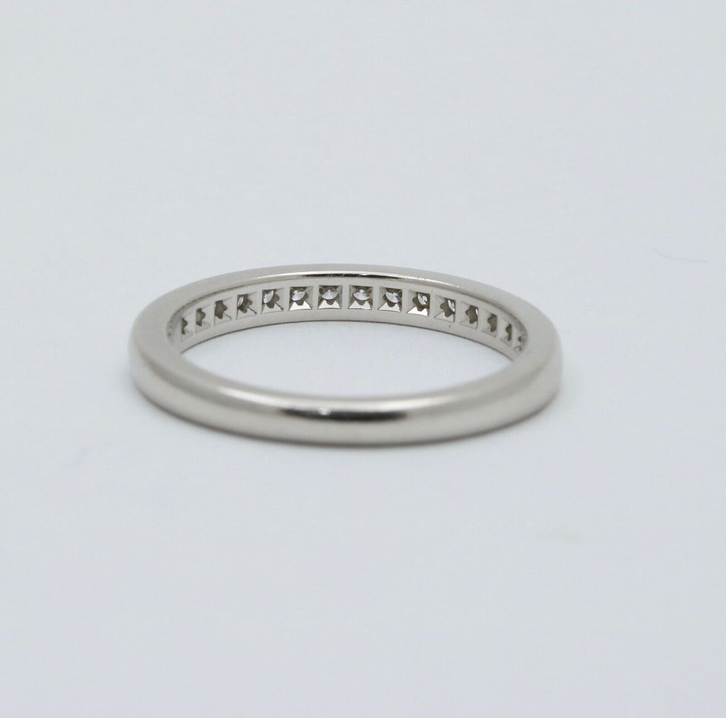 Tiffany & Co Platinum Half Eternity Diamond Band