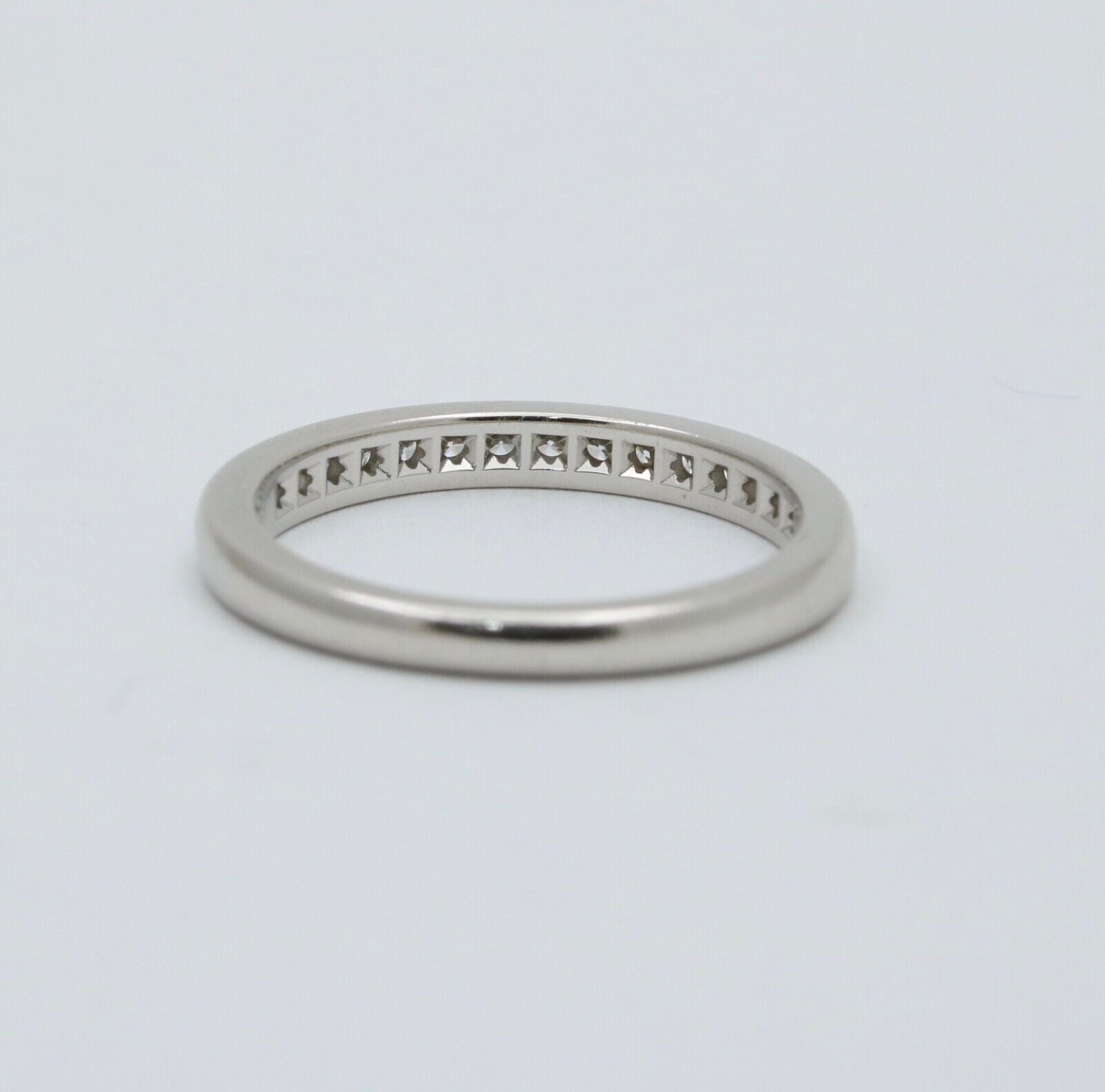 Tiffany & Co Platinum Half Eternity Diamond Band