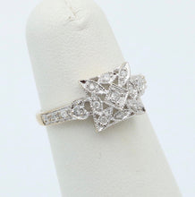 Load image into Gallery viewer, Vintage 14K White Gold Diamond Ring, Engagement Ring
