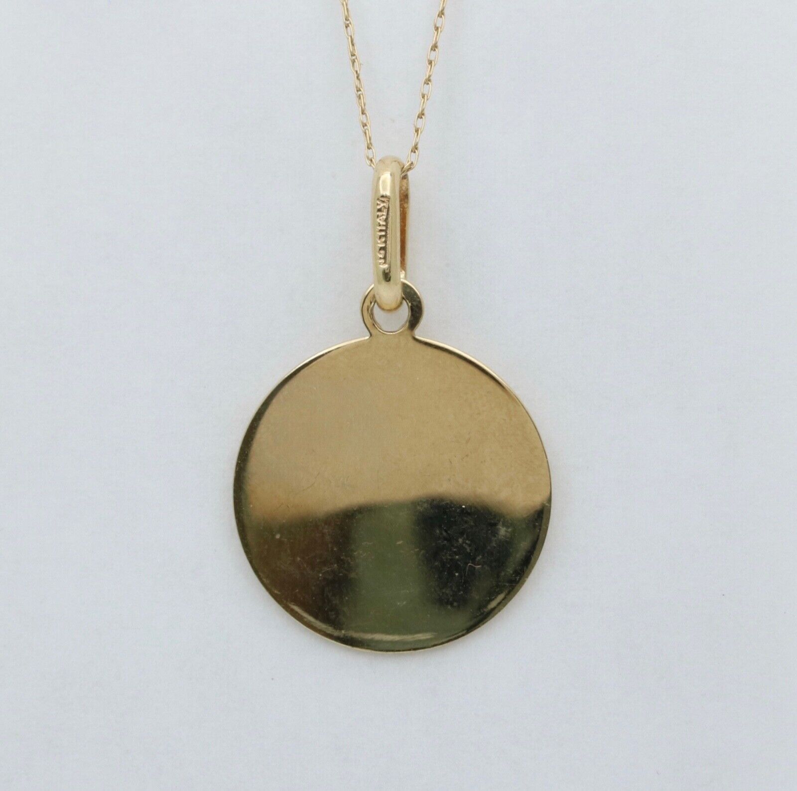 Vintage 14K Yellow Gold Zodiac Taurus Enamel Charm Pendant