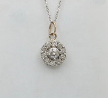 Load image into Gallery viewer, Vintage Art Deco Style Diamond 14K White Gold Pendant
