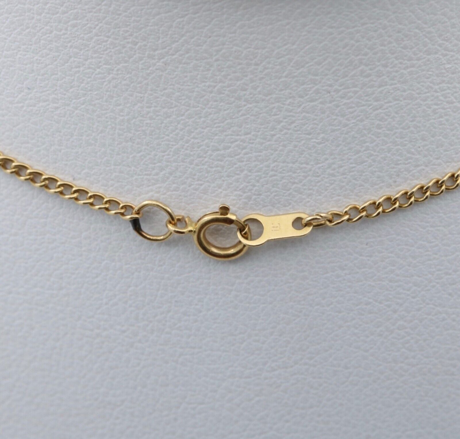 Vintage 14K Yellow Gold Ruby & Diamond Pendant Necklace