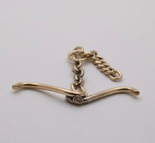 Load image into Gallery viewer, Victorian 14K Yellow Gold T Bar and Chain Watch FOB Pendant
