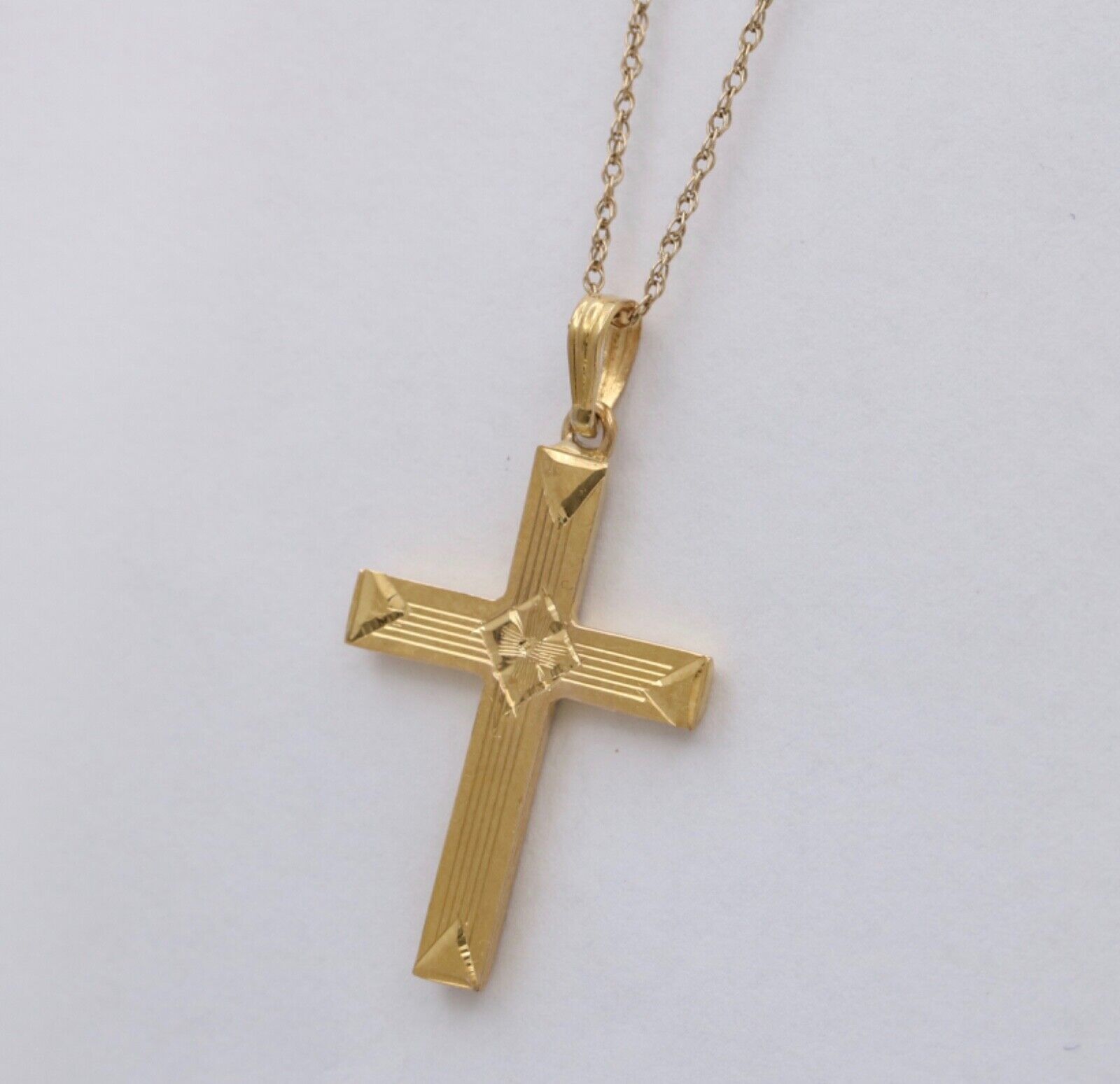Vintage Cross 14K Yellow Gold