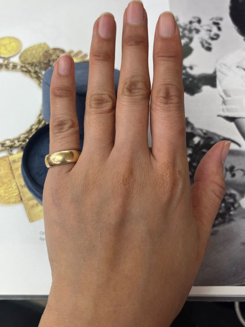 Vintage Tiffany & Co. 14K Yellow Gold Wide Band