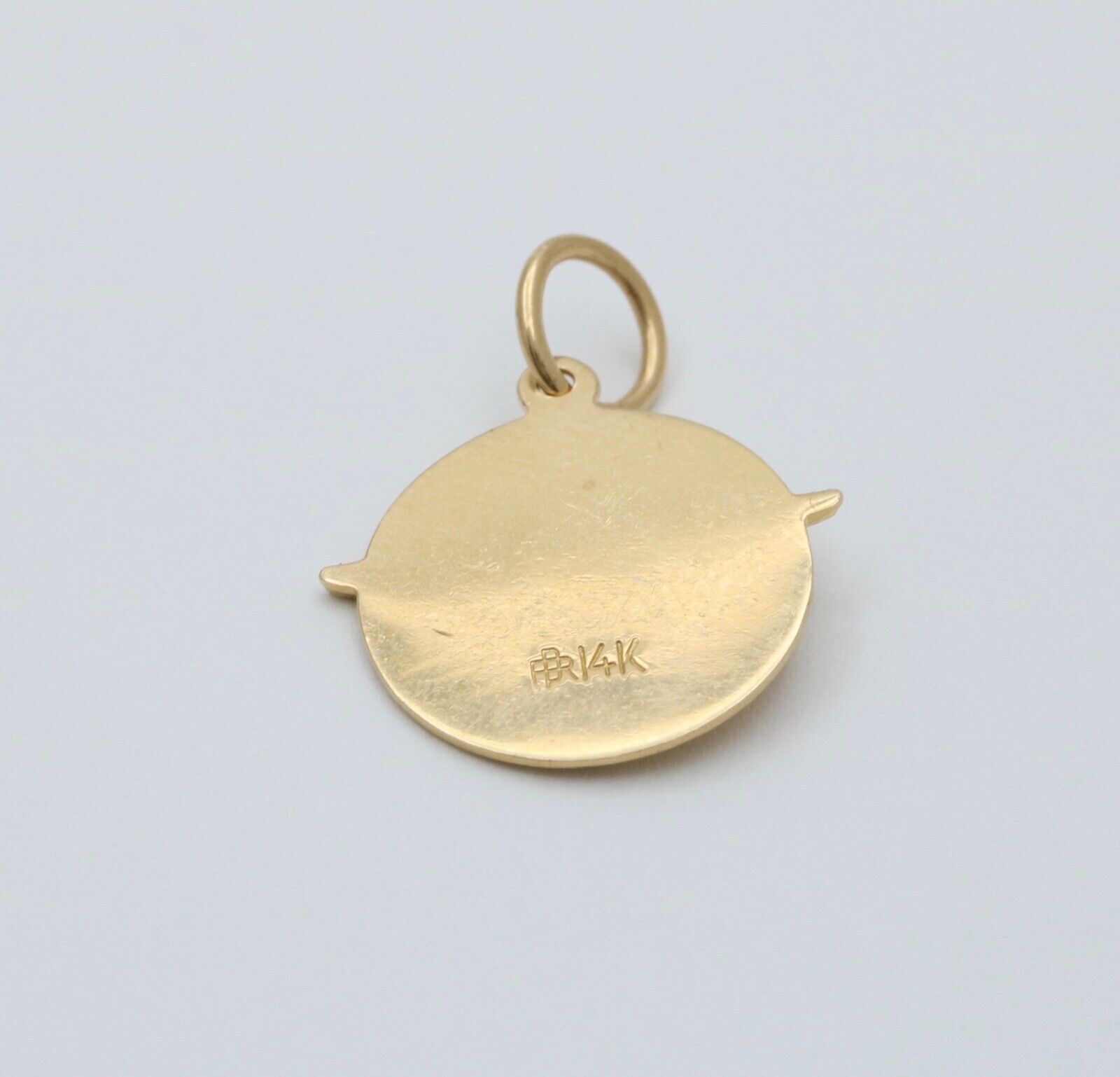 Vintage 14K Gold Holy Spirit Medallion Pendant