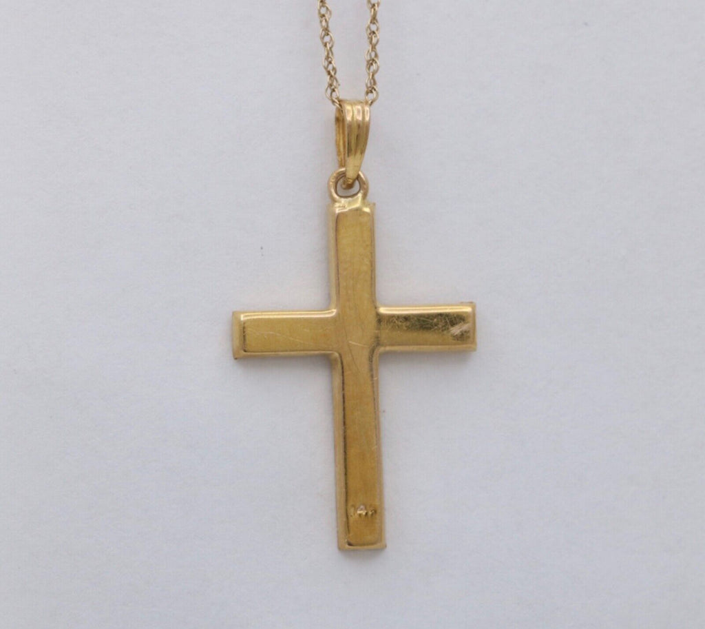 Vintage Cross 14K Yellow Gold