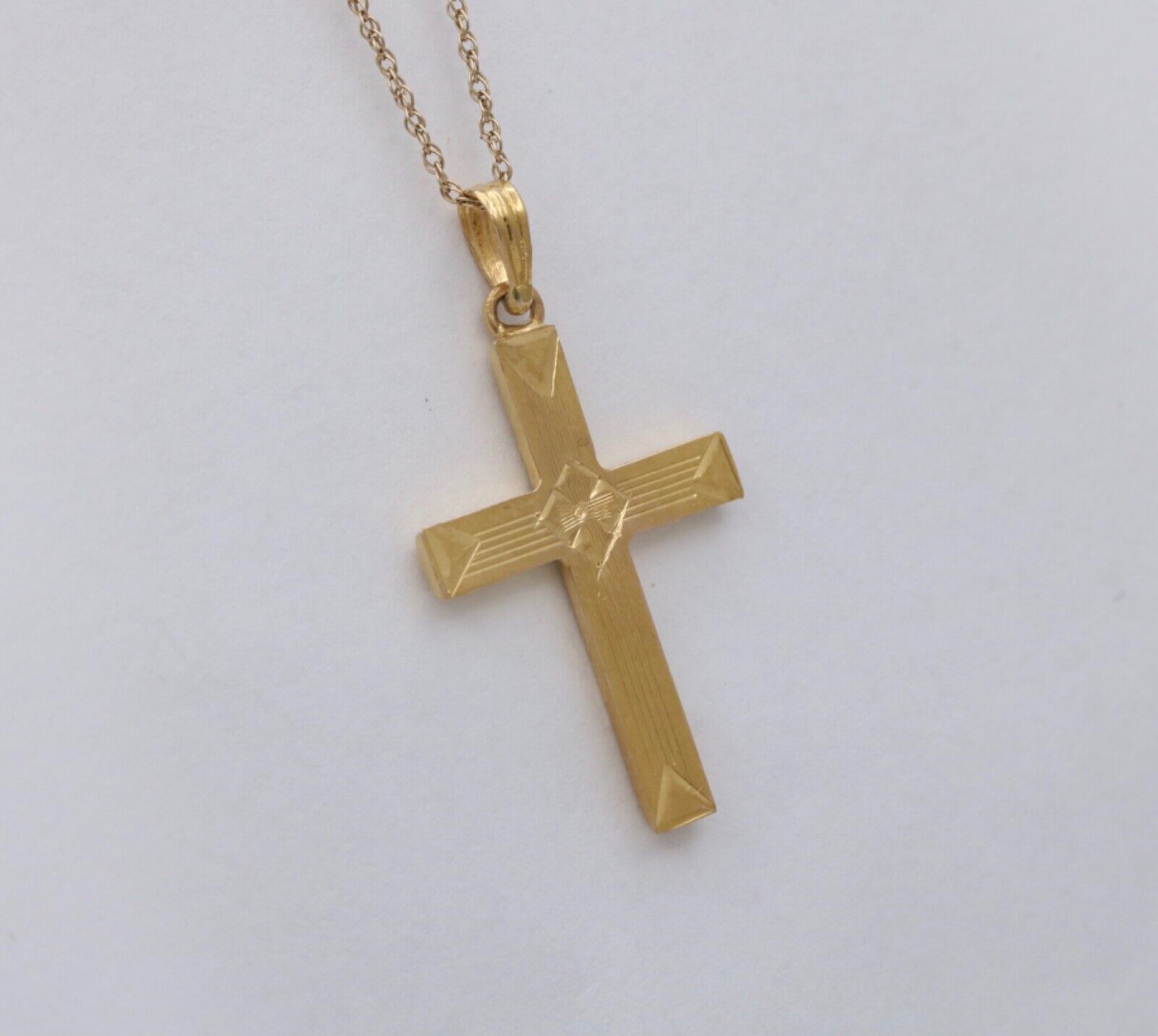 Vintage Cross 14K Yellow Gold