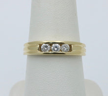 Load image into Gallery viewer, Vintage Diamonds 14K Yellow Gold Unisex Band
