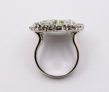 Load image into Gallery viewer, The Striking Denoir 18K Gold Peridot, Prasiolite, Tourmaline and Diamond Ring
