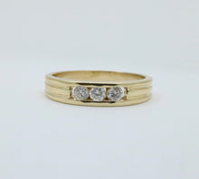 Load image into Gallery viewer, Vintage Diamonds 14K Yellow Gold Unisex Band
