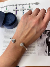 Load image into Gallery viewer, Vintage Pandora Sterling Silver Cuff
