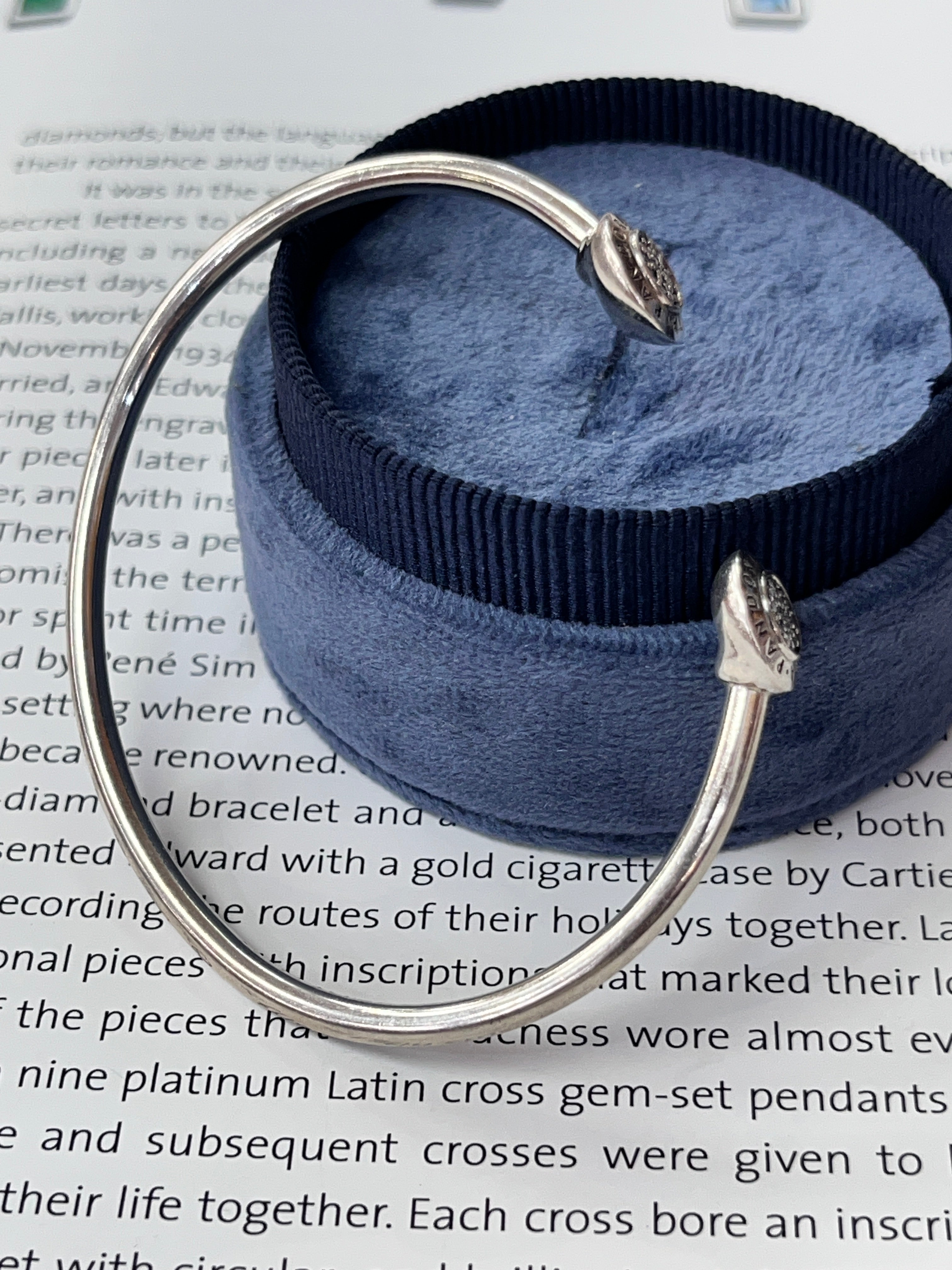 Vintage Pandora Sterling Silver Cuff