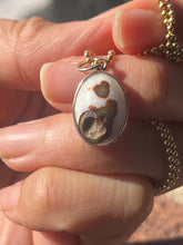 Load image into Gallery viewer, Vintage 14K Rose Gold Gobi Agate Charm
