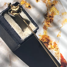 Load image into Gallery viewer, Vintage 18K Yellow Gold “Gold Digger” Diamond stick Pin
