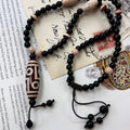 Vintage Tibetan Agate Dzi Style Pendant Necklace