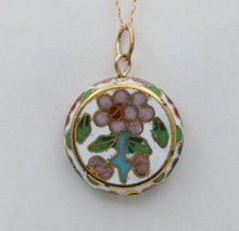 Load image into Gallery viewer, Vintage Cloisonne Flower Charm Pendant
