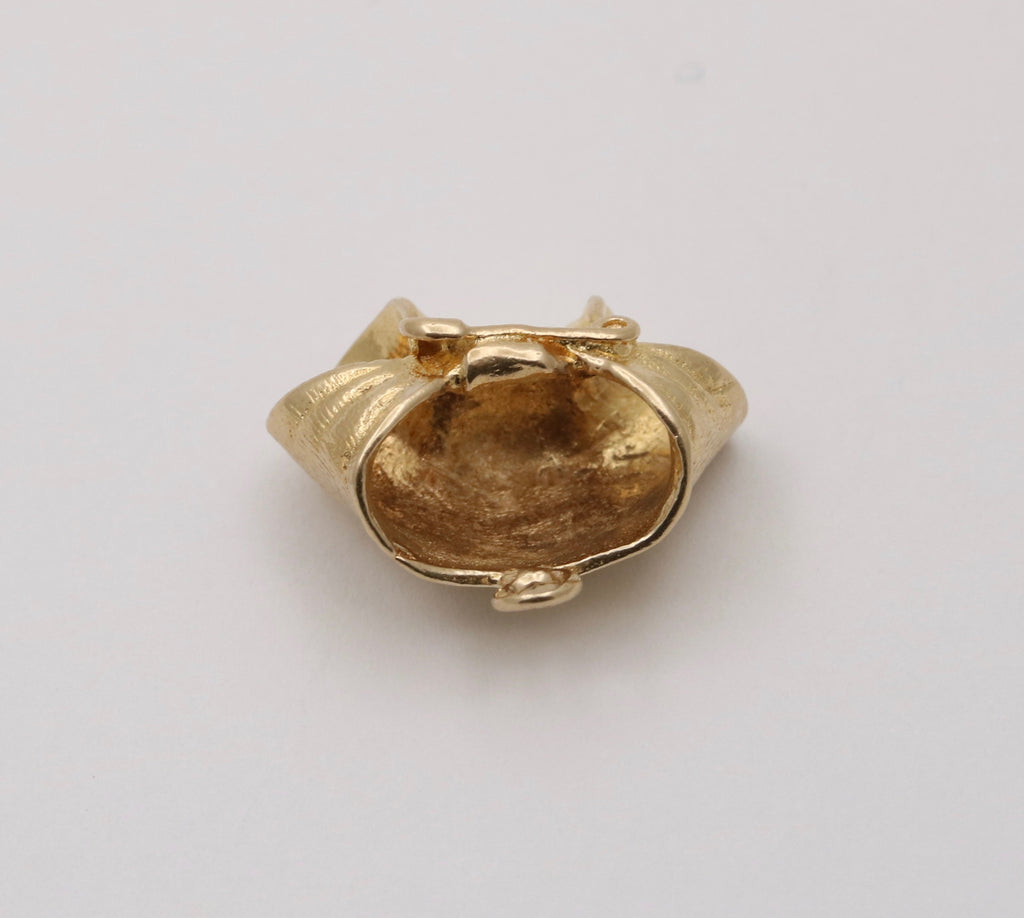 Vintage 14K Yellow Gold Diaper Charm Pendant
