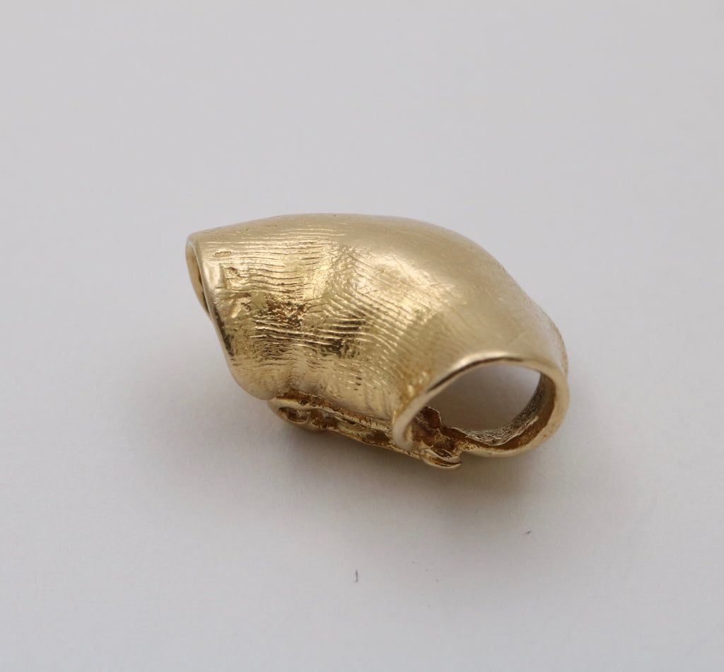 Vintage 14K Yellow Gold Diaper Charm Pendant