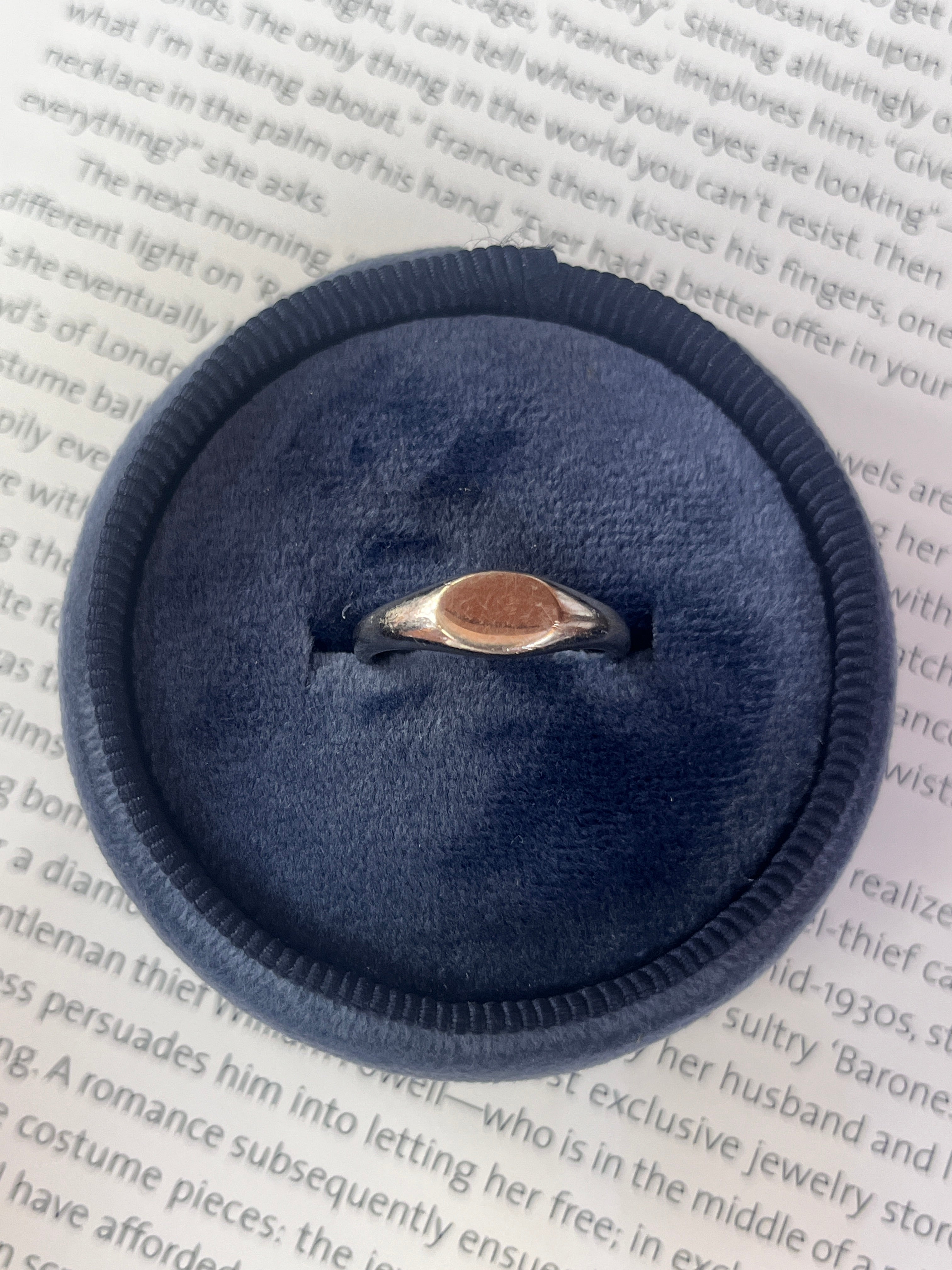 Tiffany & Co 18K White Gold Signet Band