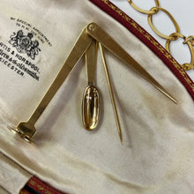 Load image into Gallery viewer, Antique 14K Tiffany &amp; Co Pipe Tamper Cleaner and Spoon Set
