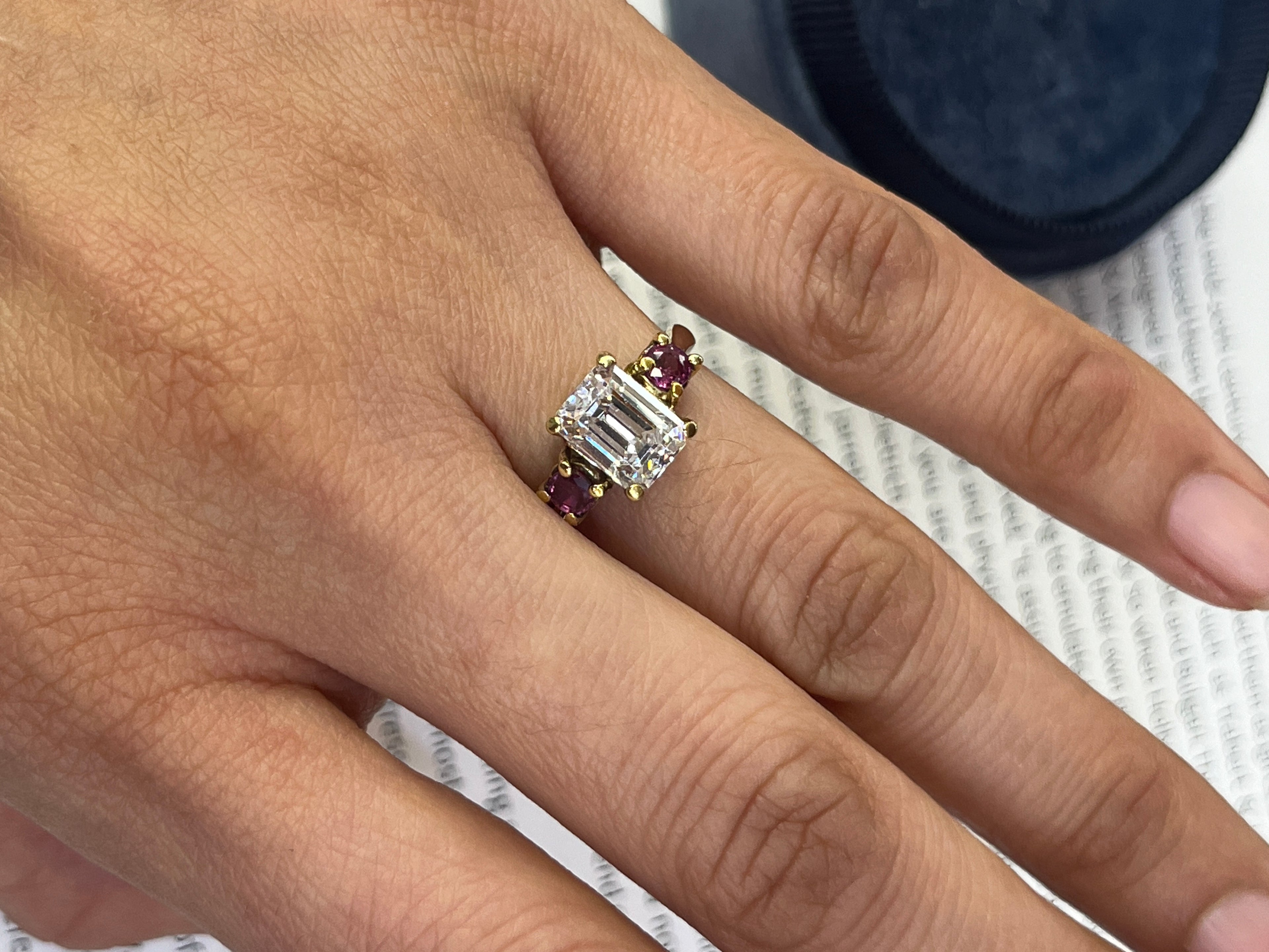 Vintage 14K Yellow Gold Pink Tourmaline Cocktail Ring