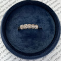 Five Diamonds In 14K Gold Band