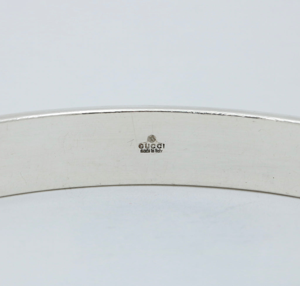 Gucci Sterling Silver Bangle - Perfect Holiday Gift for Her