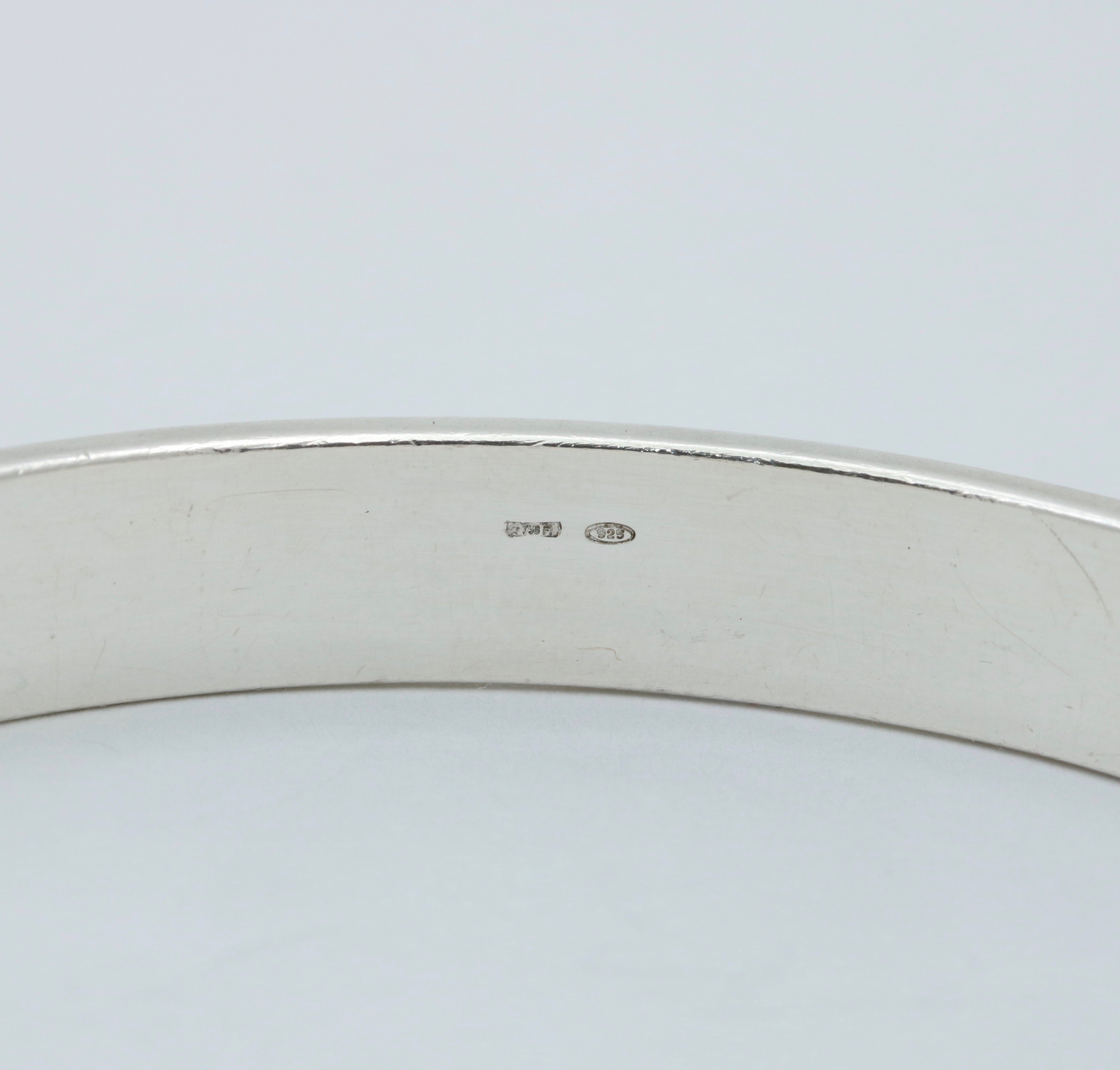 Gucci Sterling Silver Bangle - Perfect Holiday Gift for Her