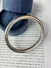 Load image into Gallery viewer, Tiffany &amp; Co Sterling Silver Round Tube Oval Classic Bangle
