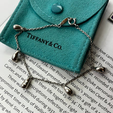 Load image into Gallery viewer, Tiffany &amp; Co Elsa Peretti Five Teardrop Sterling Silver Bracelet
