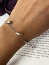 Load image into Gallery viewer, Tiffany &amp; Co Elsa Peretti Five Teardrop Sterling Silver Bracelet

