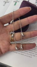 Load and play video in Gallery viewer, Tiffany &amp; Co Elsa Peretti Five Teardrop Sterling Silver Bracelet
