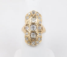 Load image into Gallery viewer, Art Deco  14K Yellow Gold Ring Engagement Ring
