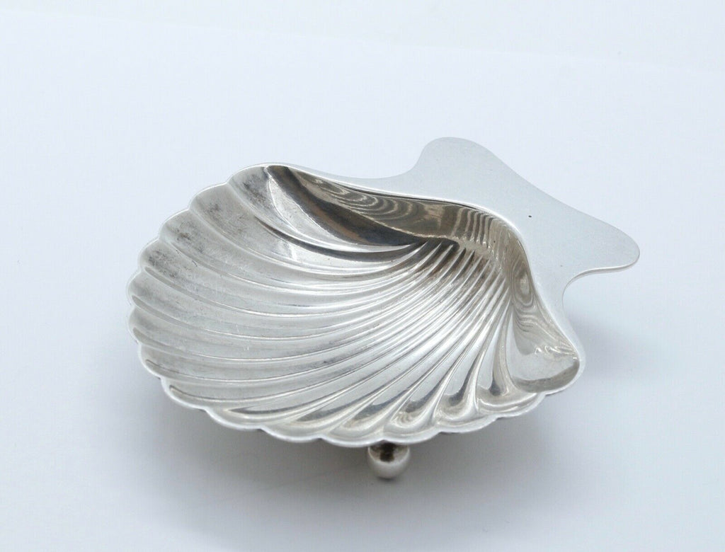 Vintage Tiffany and Co Scallop Shell Dish Set Sterling Silver
